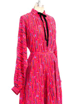 Guy Laroche Printed Silk Ensemble Suit arcadeshops.com