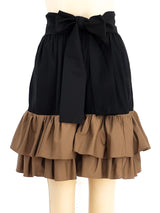 Yves Saint Laurent Ruffled Peasant Ensemble Suit arcadeshops.com