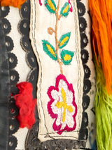 Embroidered Suede Tassel Vest Jacket arcadeshops.com