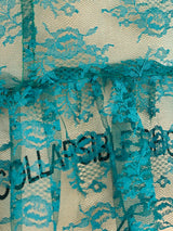 Emerald Net Lace Top Top arcadeshops.com