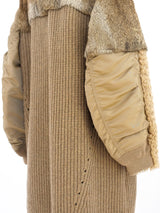 Undercover Fur Trimmed Cardigan Style Coat Jacket arcadeshops.com