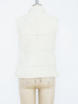 Knit Puffer Vest Jacket arcadeshops.com