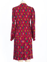 Basketweave Printed Silk Ensemble Suit arcadeshops.com