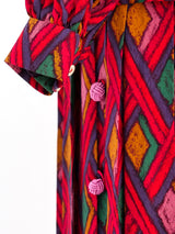 Basketweave Printed Silk Ensemble Suit arcadeshops.com