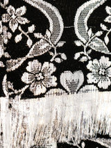 Silver Metallic Floral Ensemble Suit arcadeshops.com