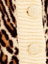 Leopard Print Cardigan Jacket arcadeshops.com