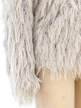 Grey Shag Yarn Jacket Jacket arcadeshops.com