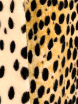 Faux Cheetah Fur Swing Coat Jacket arcadeshops.com