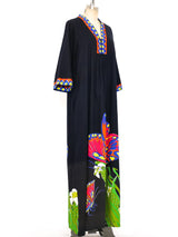 Butterfly Print Maxi Dress Dress arcadeshops.com