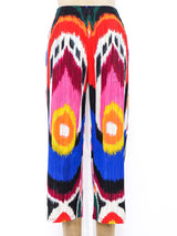 Issey Miyake Pleats Please Neon Print Capri Pant Bottom arcadeshops.com