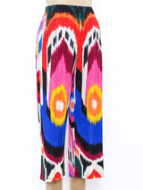 Issey Miyake Pleats Please Neon Print Capri Pant Bottom arcadeshops.com