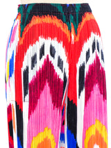 Issey Miyake Pleats Please Neon Print Capri Pant Bottom arcadeshops.com