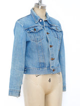 Patched Wrangler Denim Jacket Jacket arcadeshops.com