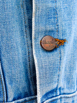 Patched Wrangler Denim Jacket Jacket arcadeshops.com
