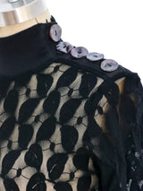 Jean Paul Gaultier Lace Mesh Top Top arcadeshops.com