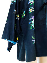 Floral and Butterfly Embroidered Kimono Jacket Jacket arcadeshops.com