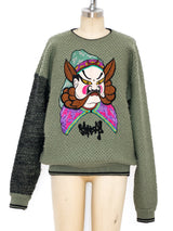 Kansai Yamamoto Knit Sweater Top arcadeshops.com