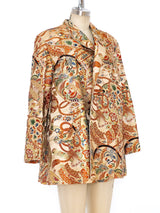 Metallic Silk Brocade Chinese Jacket Jacket arcadeshops.com