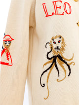 Zodiac Embroidered Cardigan Jacket arcadeshops.com