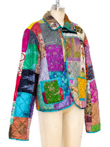 Patchwork Quilted Jacket Jacket arcadeshops.com