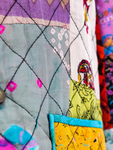 Patchwork Quilted Jacket Jacket arcadeshops.com