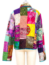 Patchwork Quilted Jacket Jacket arcadeshops.com