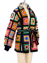 Granny Square Crochet Jacket Jacket arcadeshops.com