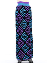 Granny Square Knit Maxi Skirt Bottom arcadeshops.com