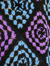 Granny Square Knit Maxi Skirt Bottom arcadeshops.com