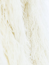 Ivory Yarn Shag Jacket Jacket arcadeshops.com