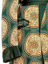 Medallion Printed Satin Robe Jacket arcadeshops.com