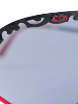 Christian Dior Red Framed Shield Sunglasses Accessory arcadeshops.com