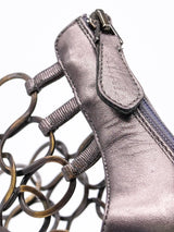 Alaia Chain Link High Heel Sandals, 37 Accessory arcadeshops.com