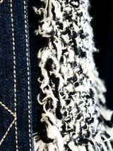 Gianfranco Ferre Tweed Denim Jacket Jacket arcadeshops.com