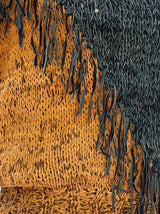 Woven Leather Fringe Top Top arcadeshops.com