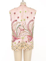 Embellished Phoenix and Dragon Vest Jacket arcadeshops.com