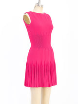 Alaia Fuchsia Sleeveless Dress Dress arcadeshops.com