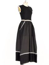 Geoffrey Beene Jersey and Silk Gazar Gown Dress arcadeshops.com