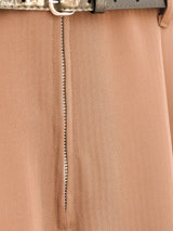 Herringbone Sleeveless Belted Jumpsuit Suit arcadeshops.com