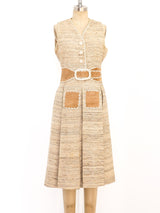 Donald Brooks Raw Silk Sleeveless Dress Dress arcadeshops.com