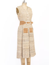Donald Brooks Raw Silk Sleeveless Dress Dress arcadeshops.com