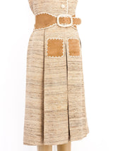 Donald Brooks Raw Silk Sleeveless Dress Dress arcadeshops.com