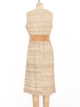 Donald Brooks Raw Silk Sleeveless Dress Dress arcadeshops.com
