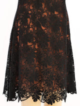 Ozbek Illusion Lace Mini Dress Dress arcadeshops.com