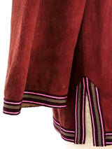 Charles Gallay Suede Tunic Style Jacket Jacket arcadeshops.com