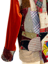 Quilted Patchwork Puffer Coat Jacket arcadeshops.com