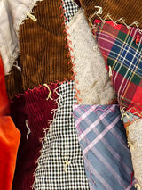 Quilted Patchwork Puffer Coat Jacket arcadeshops.com