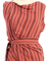 Vivienne Westwood Striped Wrap Dress Dress arcadeshops.com