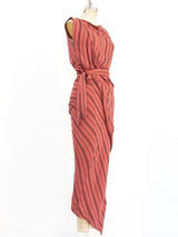 Vivienne Westwood Striped Wrap Dress Dress arcadeshops.com