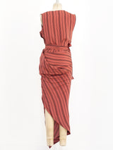 Vivienne Westwood Striped Wrap Dress Dress arcadeshops.com